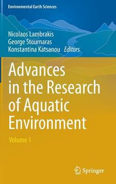 portada advances in the research of aquatic environment: volume 1