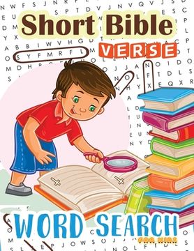 portada Word Search: Short Bible Verse for Kids: 48 Memory Short Bible Verse for Kids Ages 6-8 (en Inglés)