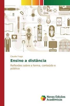 portada Ensino a distância: Reflexões sobre a forma, conteúdo e público (Portuguese Edition)