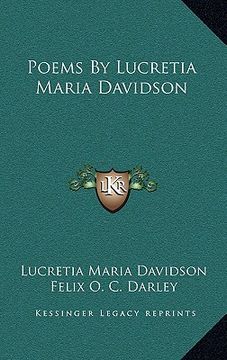 portada poems by lucretia maria davidson (en Inglés)