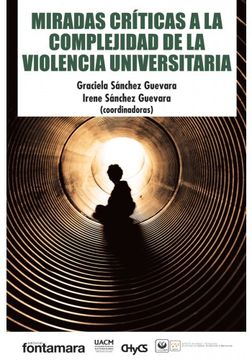 portada Miradas Criticas A La Complejidad De La Violencia Universitaria