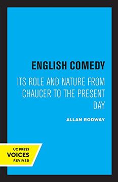 portada English Comedy: Its Role and Nature From Chaucer to the Present day 