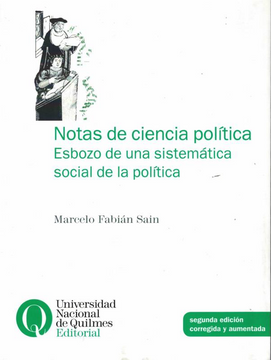 portada Notas de Ciencia Política - Esbozo de una Sistemática Social de la Política