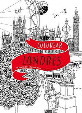 portada Colorear Londres: 20 escenas para colorear a mano