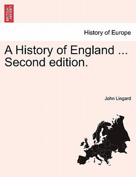 portada a history of england ...vol. viii. second edition. (en Inglés)