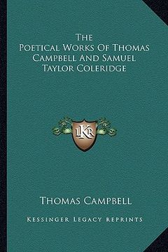 portada the poetical works of thomas campbell and samuel taylor coleridge (en Inglés)