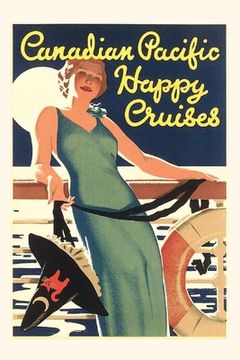 portada Vintage Journal Happy Cruises Travel Poster (en Inglés)