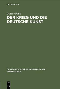 portada Der Krieg und die Deutsche Kunst (in German)