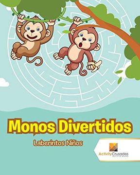 portada Monos Divertidos: Laberintos Niños