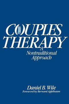 portada couples therapy: a nontraditional approach (en Inglés)