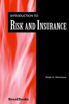 portada introduction to risk and insurance (en Inglés)