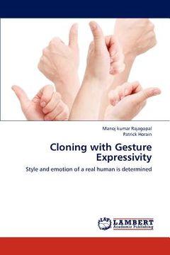 portada cloning with gesture expressivity (en Inglés)