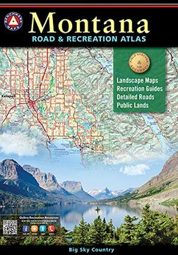 portada Benchmark Montana Road & Recreation Atlas, 5th Edition (en Inglés)