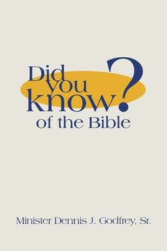 portada Did You Know? of the Bible (en Inglés)