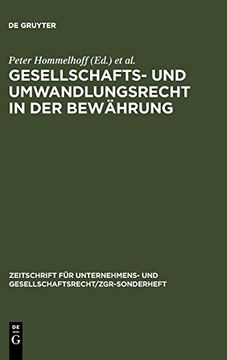 portada Gesellschafts- und Umwandlungsrecht in der Bewährung (Zeitschrift für Unternehmens- und Gesellschaftsrecht (en Alemán)
