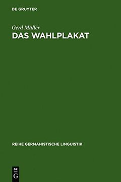 portada Das Wahlplakat (Reihe Germanistische Linguistik)