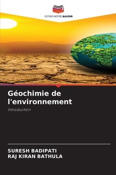 portada Géochimie de l'environnement (in French)