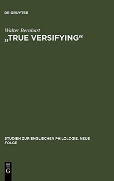 portada True Versifying (en Alemán)