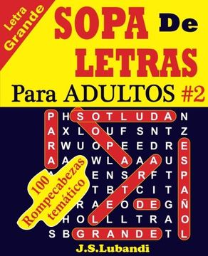 portada Sopa de Letras Para Adultos: Volume 2 (in Spanish)