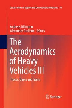 portada The Aerodynamics of Heavy Vehicles III: Trucks, Buses and Trains (in English)
