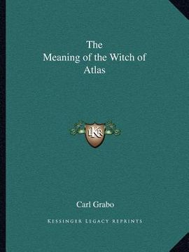 portada the meaning of the witch of atlas