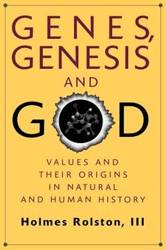 portada Genes, Genesis, and god Paperback: Values and Their Origins in Natural and Human History (en Inglés)