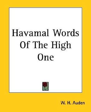 portada havamal words of the high one