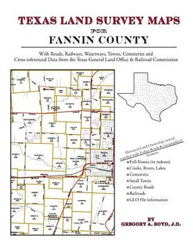 portada Texas Land Survey Maps for Fannin County (en Inglés)