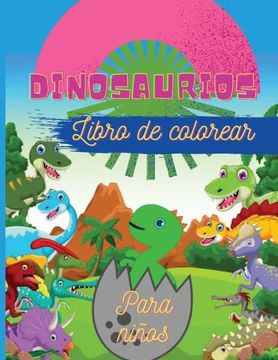 portada Dinosaurios Libro de Colorear Para Niños