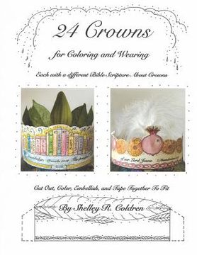 portada 24 Crowns: For Coloring and Wearing (en Inglés)