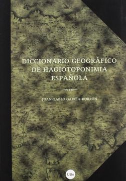 portada Diccionario geográfico de hagiotoponimia española