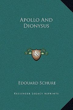 portada apollo and dionysus (en Inglés)