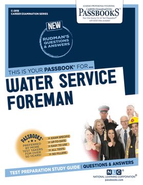 portada Water Service Foreman (C-2918): Passbooks Study Guide Volume 2918 (en Inglés)