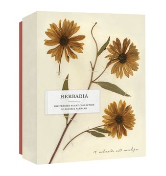 portada Herbaria: The Pressed Plant Collection of Beatrix Farrand: 12 Notecards and Envelopes (en Inglés)