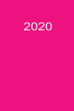 portada 2020: Taschenkalender 2020 A5 Pink Rosa Rose (en Alemán)