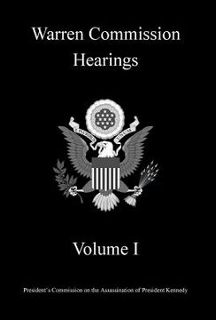 portada Warren Commission Hearings: Volume i (en Inglés)