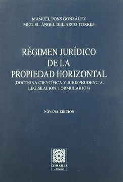 portada RÃ gimen jurÃ dico de la propiedad horizontal (Paperback)