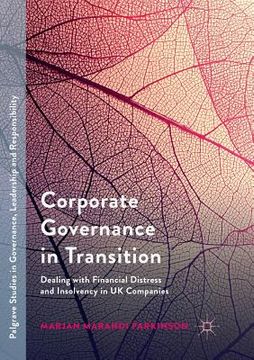 portada Corporate Governance in Transition: Dealing with Financial Distress and Insolvency in UK Companies (en Inglés)