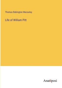 portada Life of William Pitt (in English)