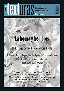 portada Texturas 45: La Locura y los Libros (in Spanish)