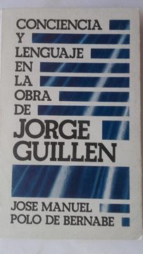 portada Conciencia y Lenguaje en la Obra de Jorge Guillen