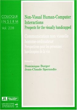 portada Non-Visual Human-Computer Interactions (Colloque Inserm,)
