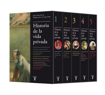 portada Historia de la vida privada (Edición Estuche)