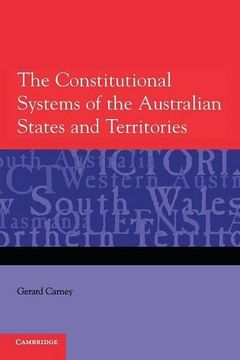 portada The Constitutional Systems of the Australian States and Territories 
