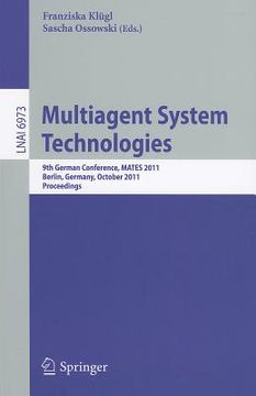 portada multiagent system technologies: 8th german conference, mates 2011, berlin, germany, october 6-7, 2011, proceedings (in English)