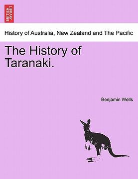 portada the history of taranaki. (en Inglés)