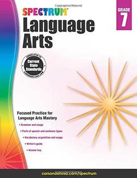 portada Spectrum Language Arts, Grade 7 (en Inglés)