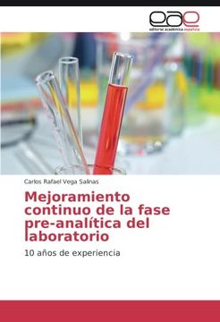 portada Mejoramiento Continuo de la Fase Pre-Analítica del Laboratorio: 10 Años de Experiencia (in Spanish)