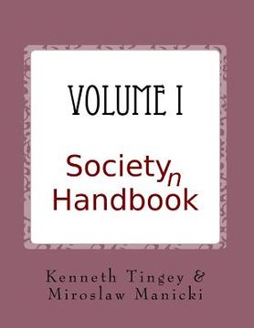 portada Society(n) Handbook Volume I: What we deserve (en Inglés)