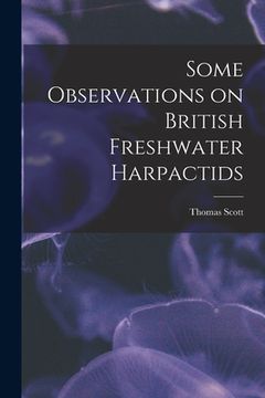 portada Some Observations on British Freshwater Harpactids (en Inglés)
